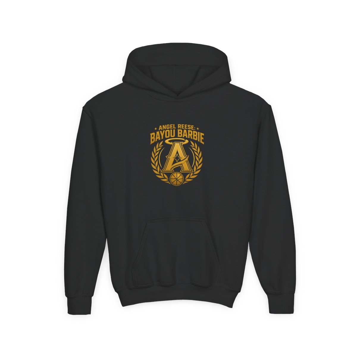 Angel Reese "Angel Reese: Bayou Barbie" Kids Hoodie — official Angel Reese Hoodies