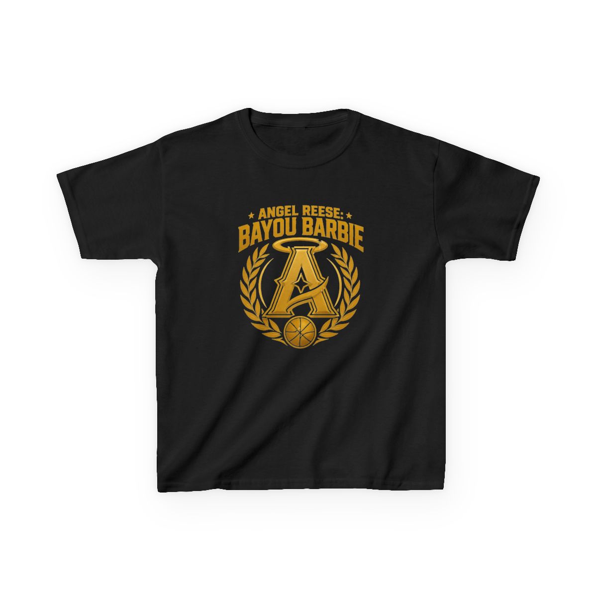 Angel Reese "Angel Reese: Bayou Barbie" Unisex Kids Tee - Angel Reese official T-Shirts merch